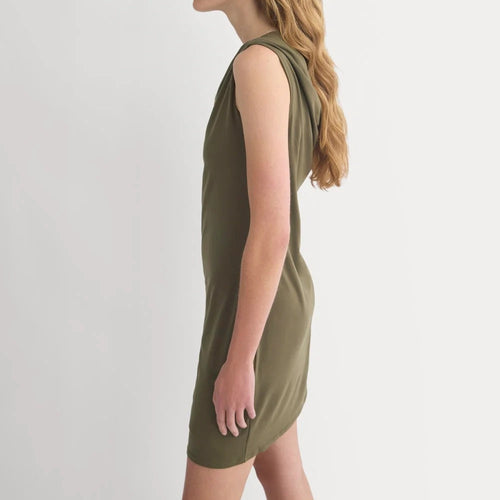 Cowl Neck Mini Dress