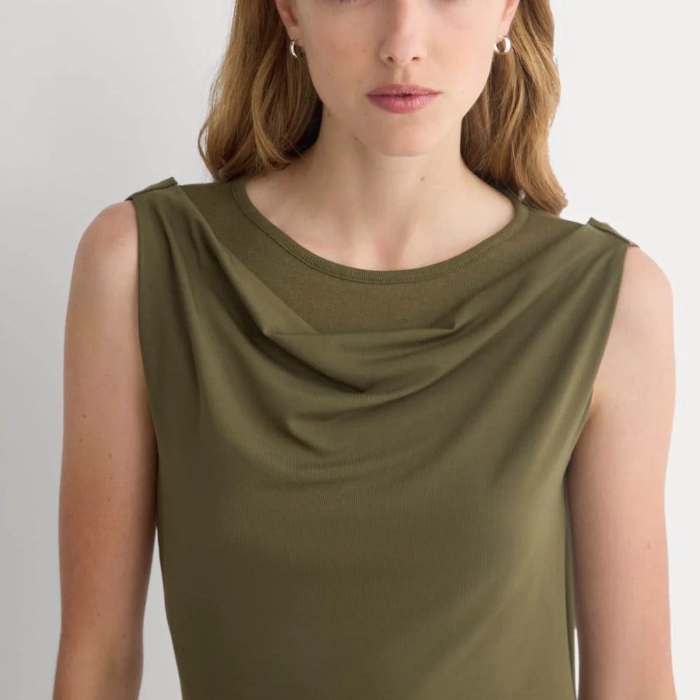 Cowl Neck Mini Dress