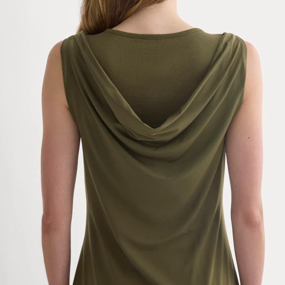 Cowl Neck Mini Dress