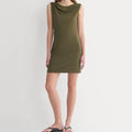 Cowl Neck Mini Dress