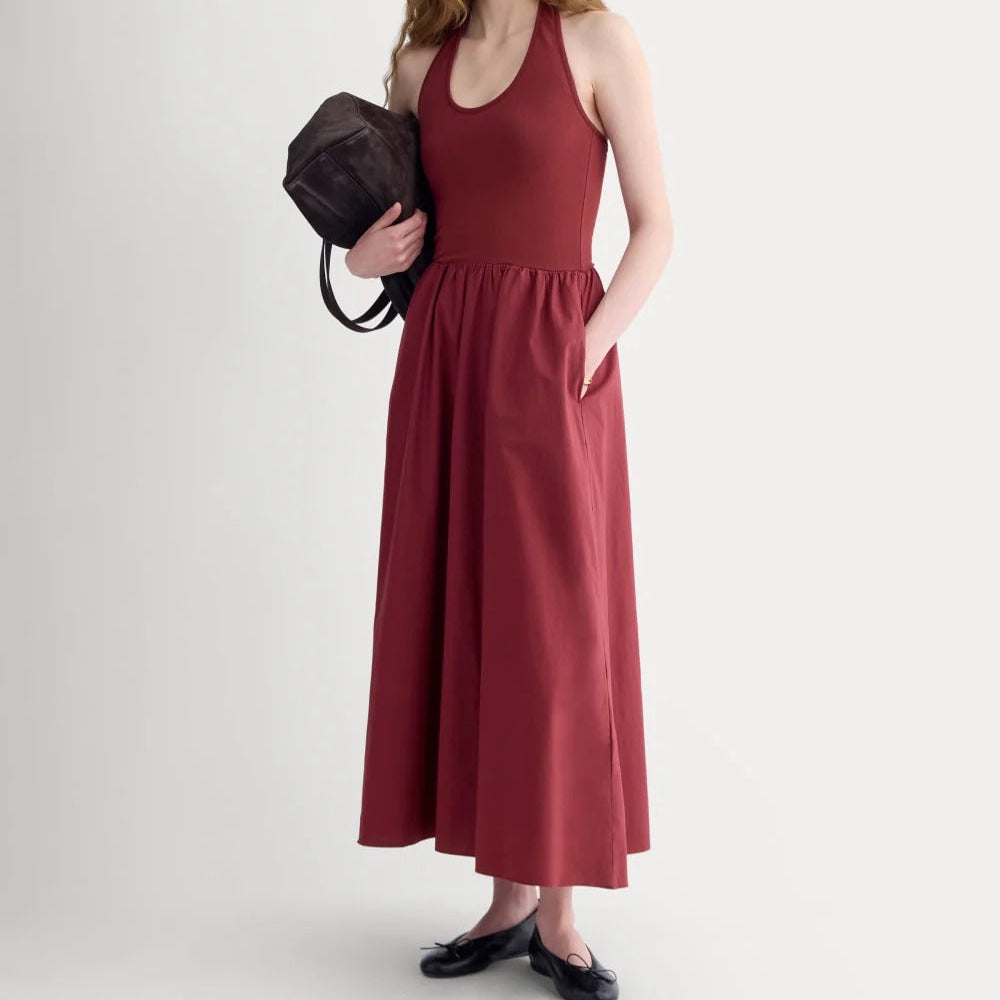 Halter Dress in Ultrasoft Cotton