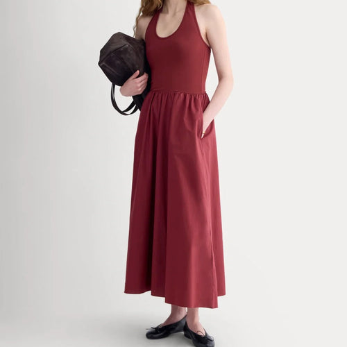 Halter Dress in Ultrasoft Cotton