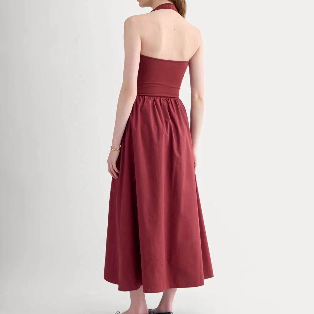 Halter Dress in Ultrasoft Cotton