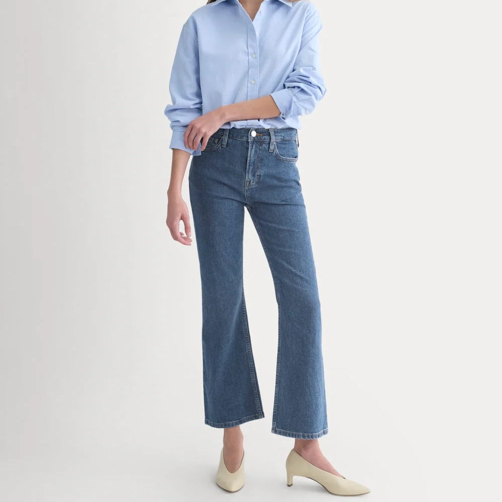 High Rise Kick Flare Jean