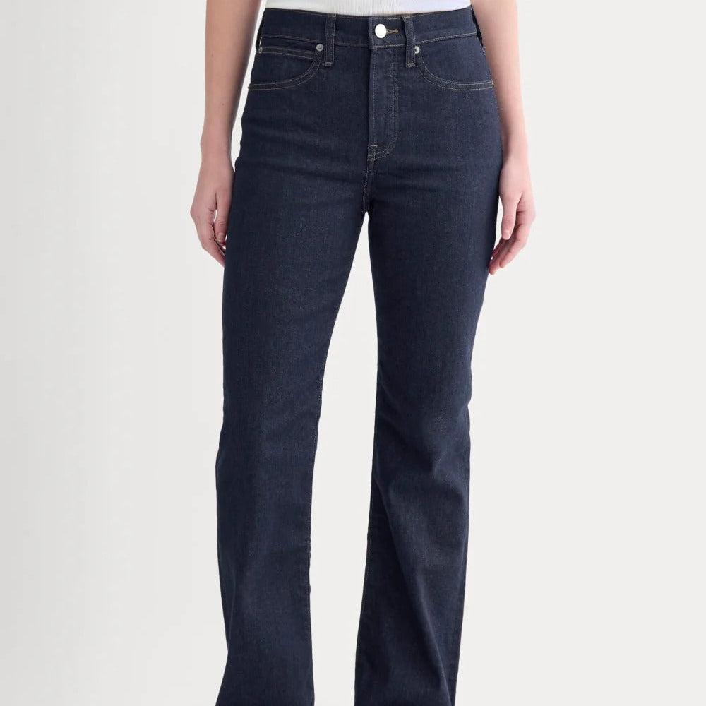 High Waisted Slim Fit Flared Jeans