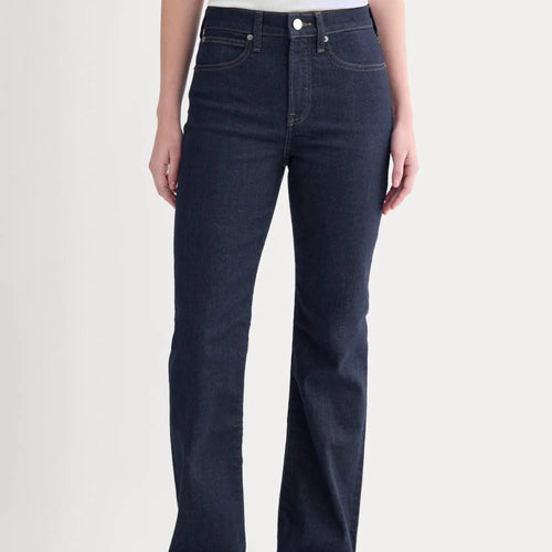 High Waisted Slim Fit Flared Jeans