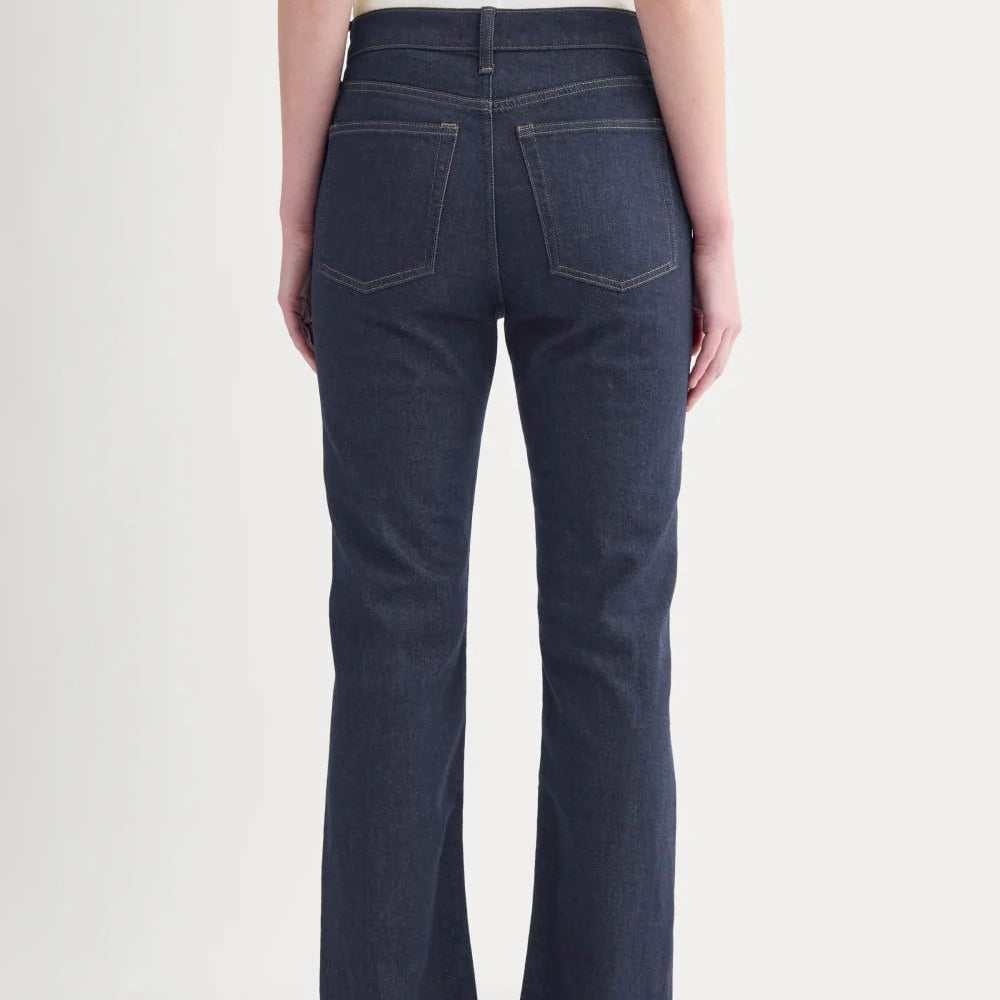 High Waisted Slim Fit Flared Jeans